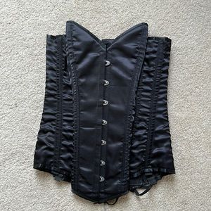 Bluebella Steelboned Black Overbust Corset US size 6/ UK size 10